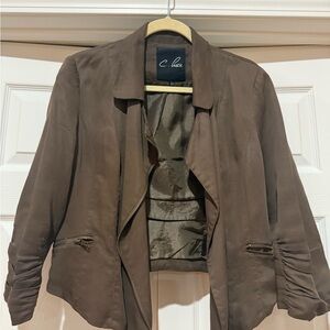 C. Luce Women's Chocolate Brown Blazer